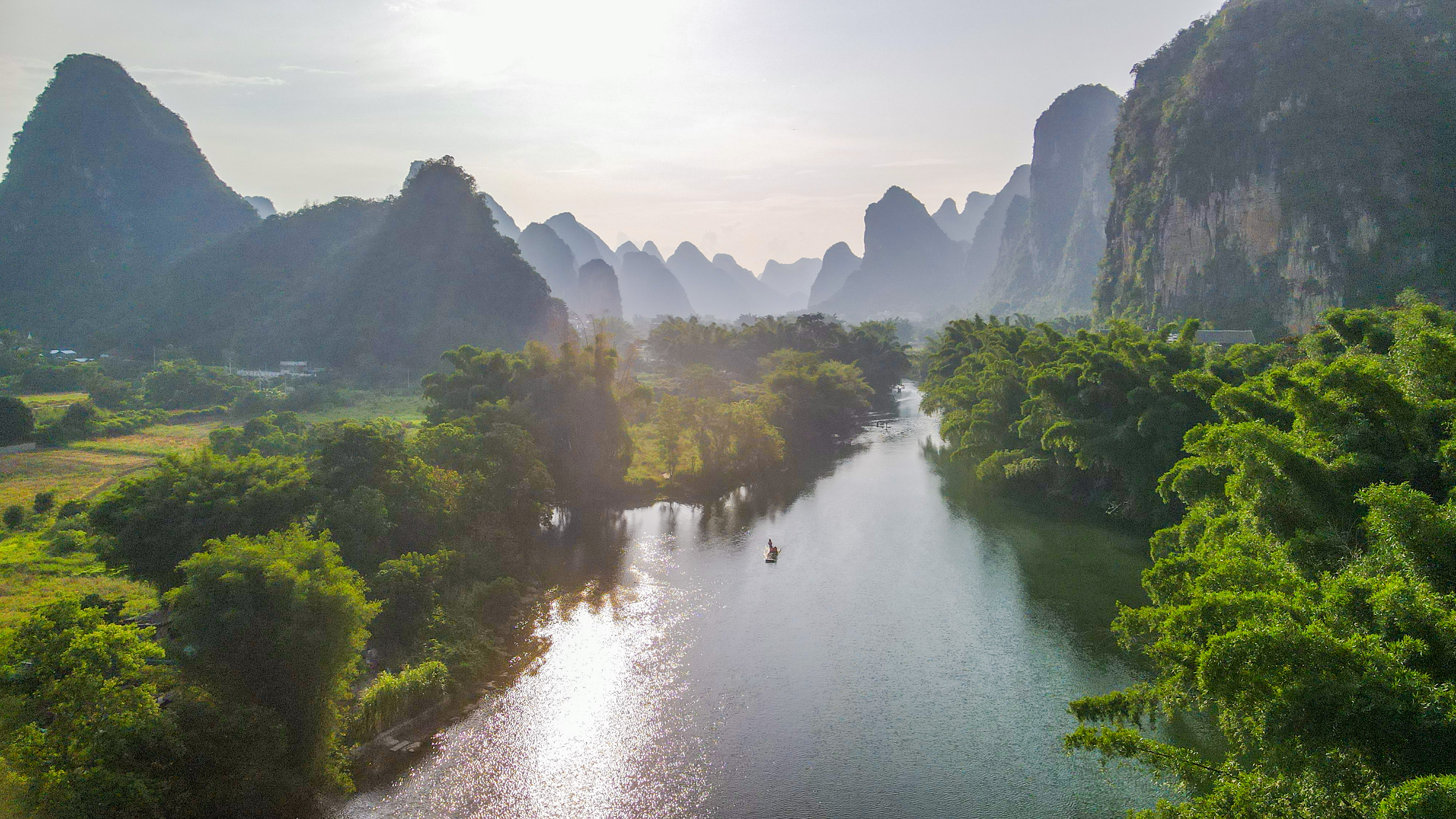 广西桂林旅游景点遇龙河,桂林旅行攻略遇龙河世外桃源