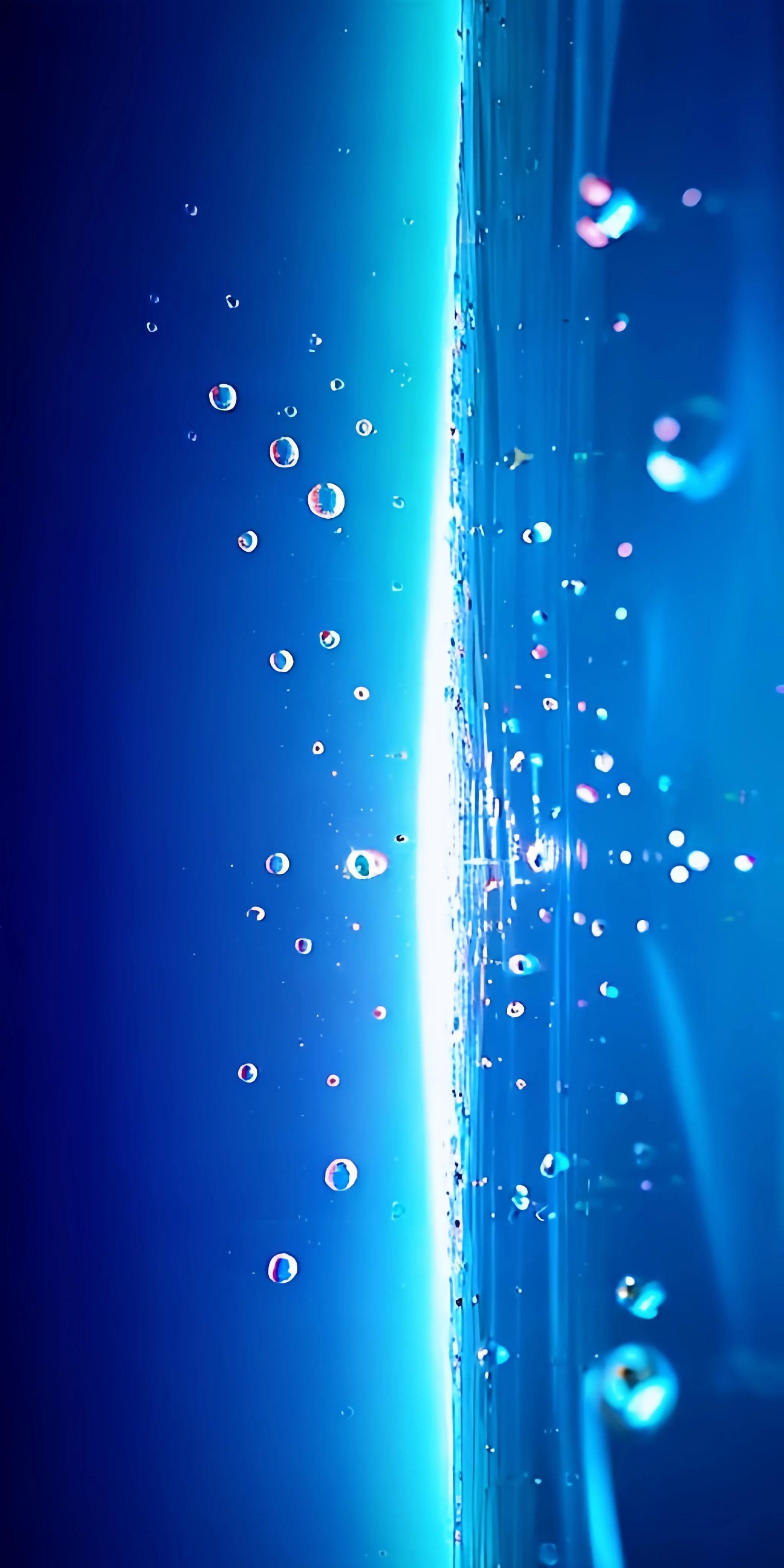 最清晰亮光风景竖版壁纸,水珠蓝色壁纸高清图片大全