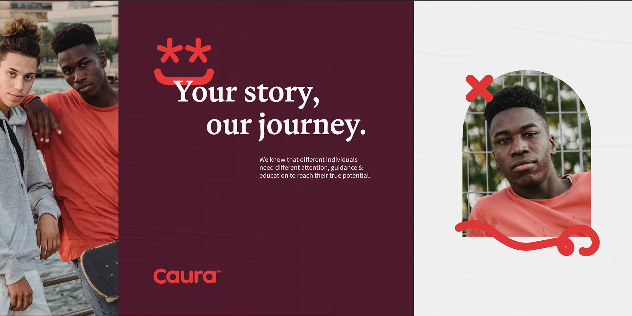 Caura品牌代理机构logo设计via:percept