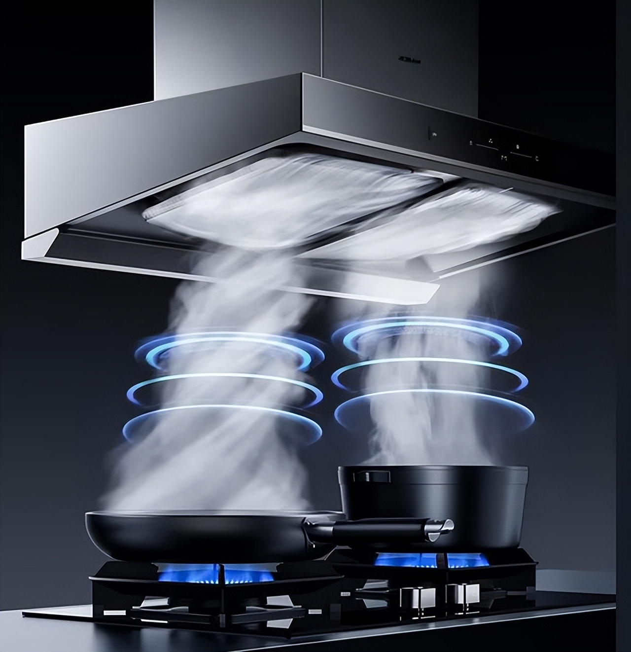 油烟分离超静音大吸力抽油烟机,高品质大吸力油烟分离抽油烟机