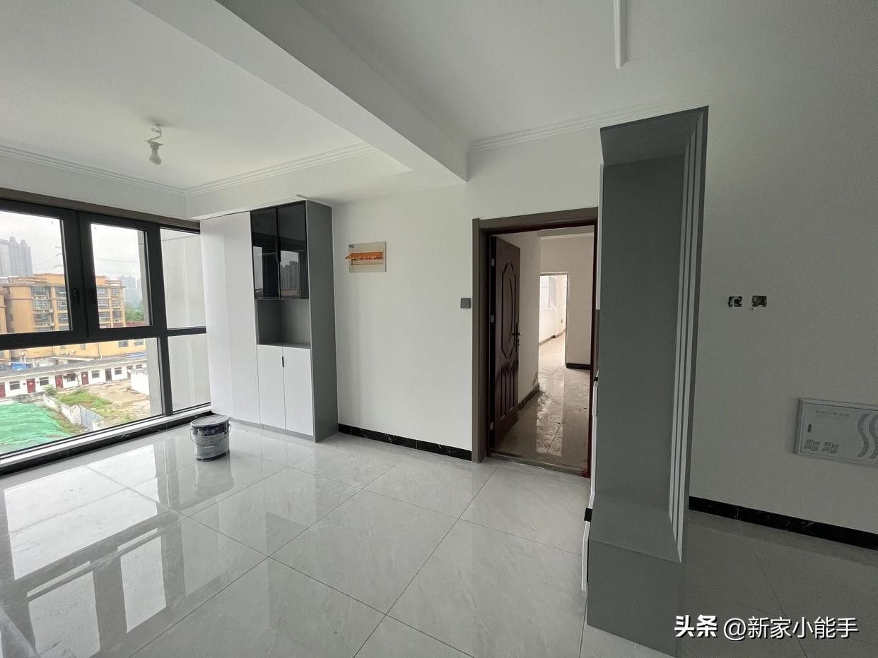 小平米极简装修不做电视墙,全屋装修不做天花效果图