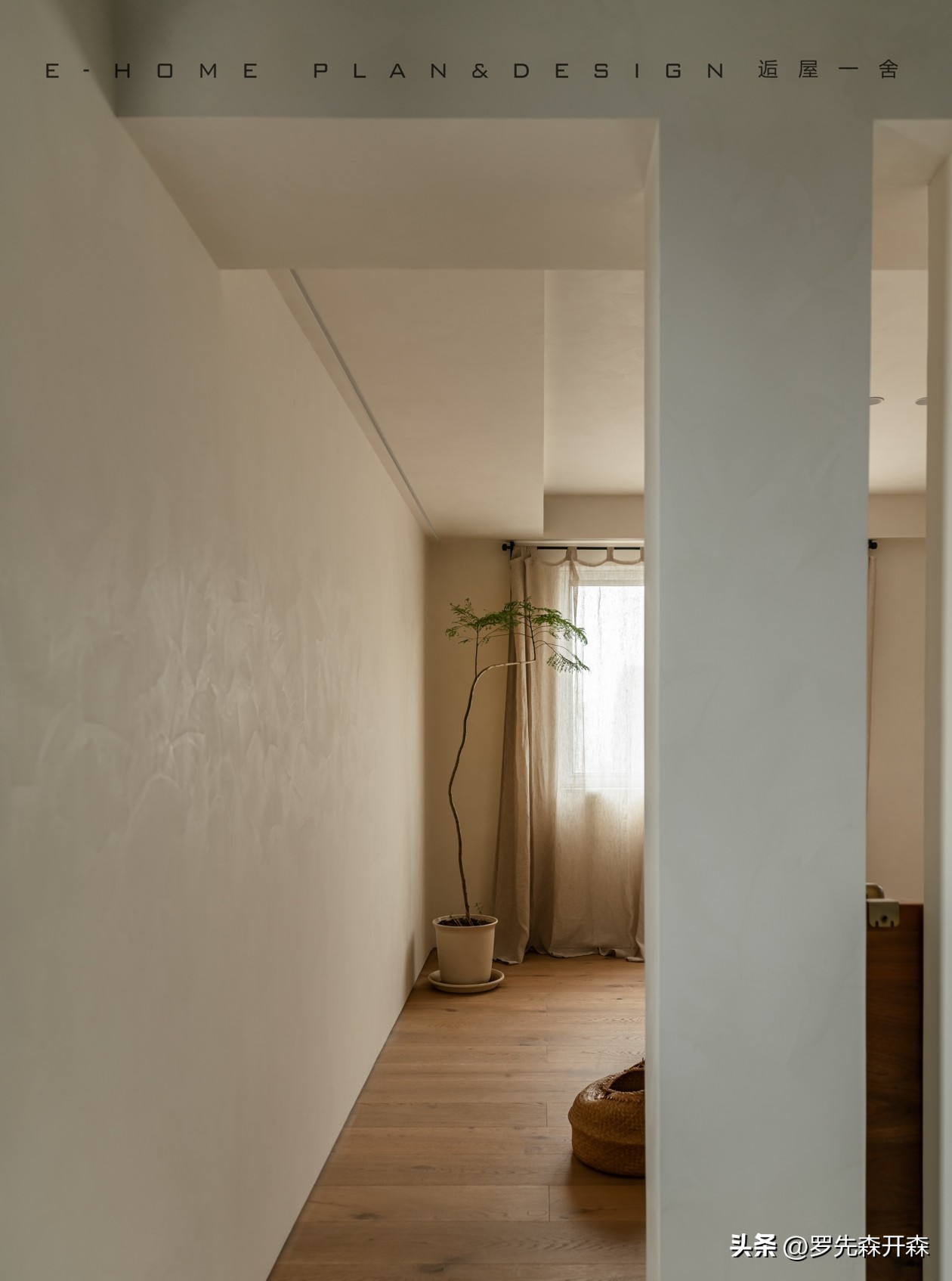 一人居简约卧室效果图,客厅装成卧室书房