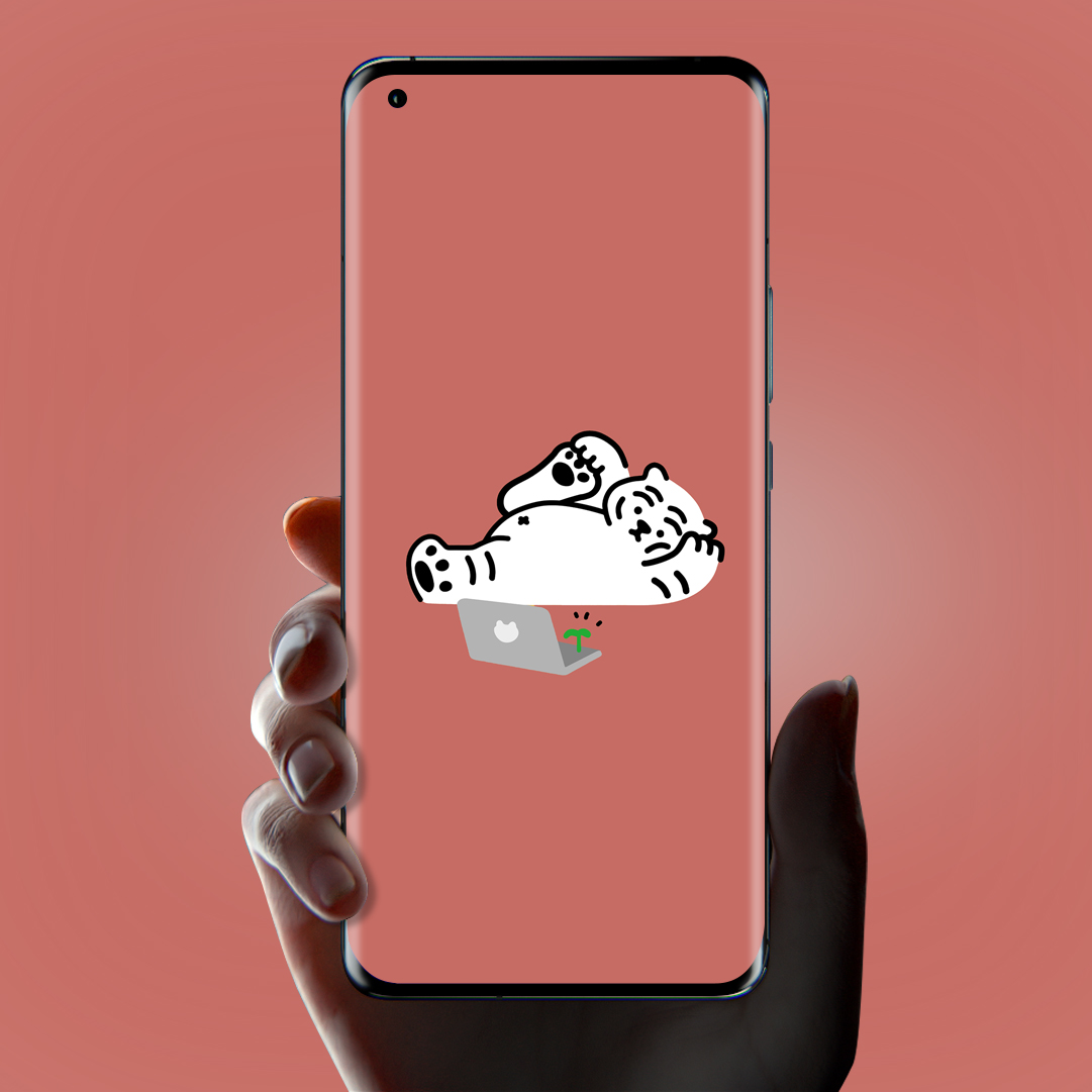 老虎卡通壁纸头像,可爱卡通老虎壁纸超清全面屏照片