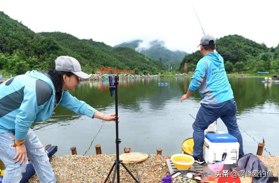 一筐鱼和一根鱼竿营销,一筐鱼饵料直播带货视频