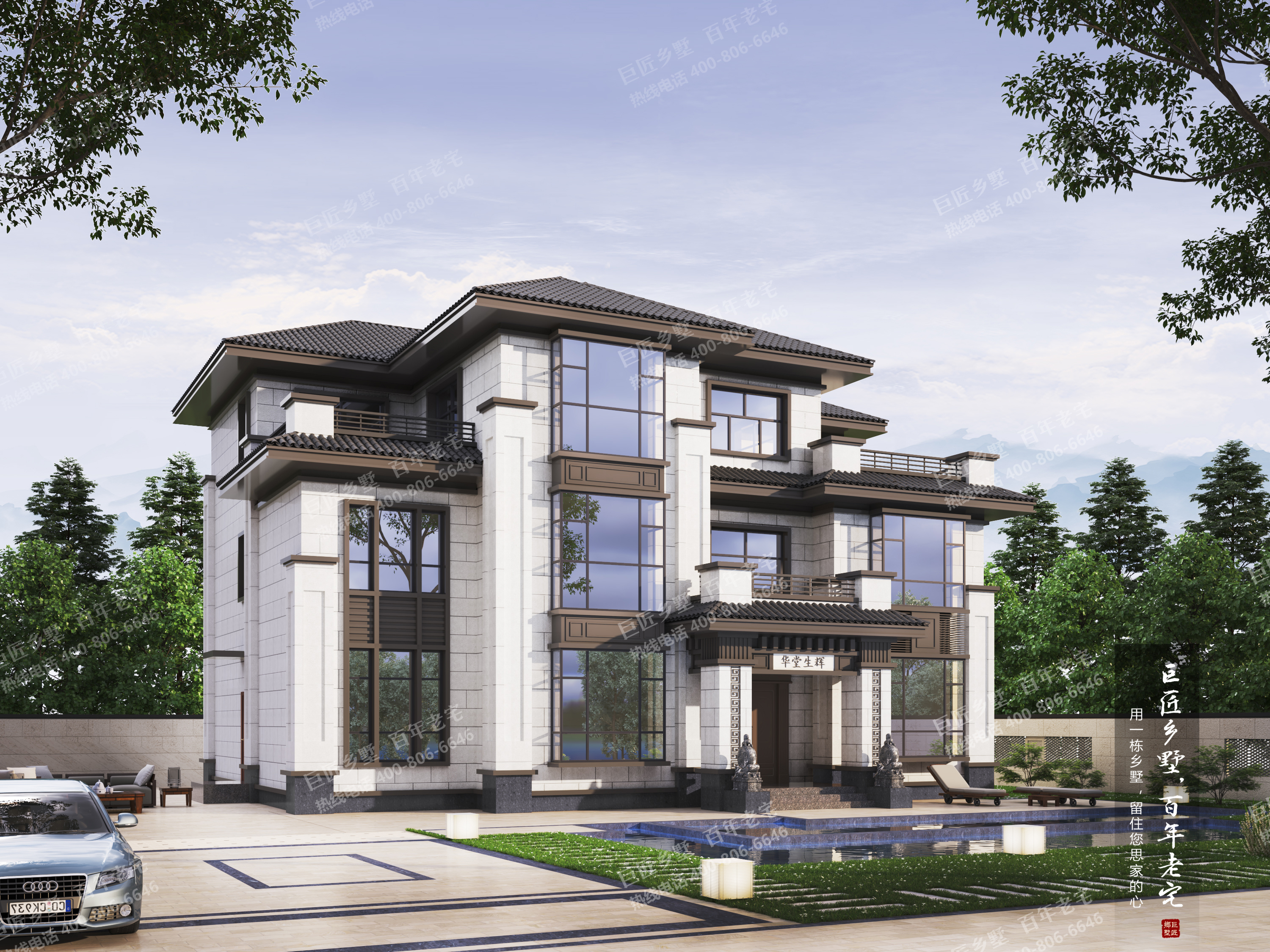 别墅窗户样式类型大全,农村别墅的窗户最佳尺寸