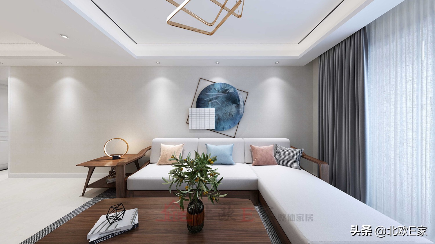 北欧E家黑胡桃家具，高颜值高品质