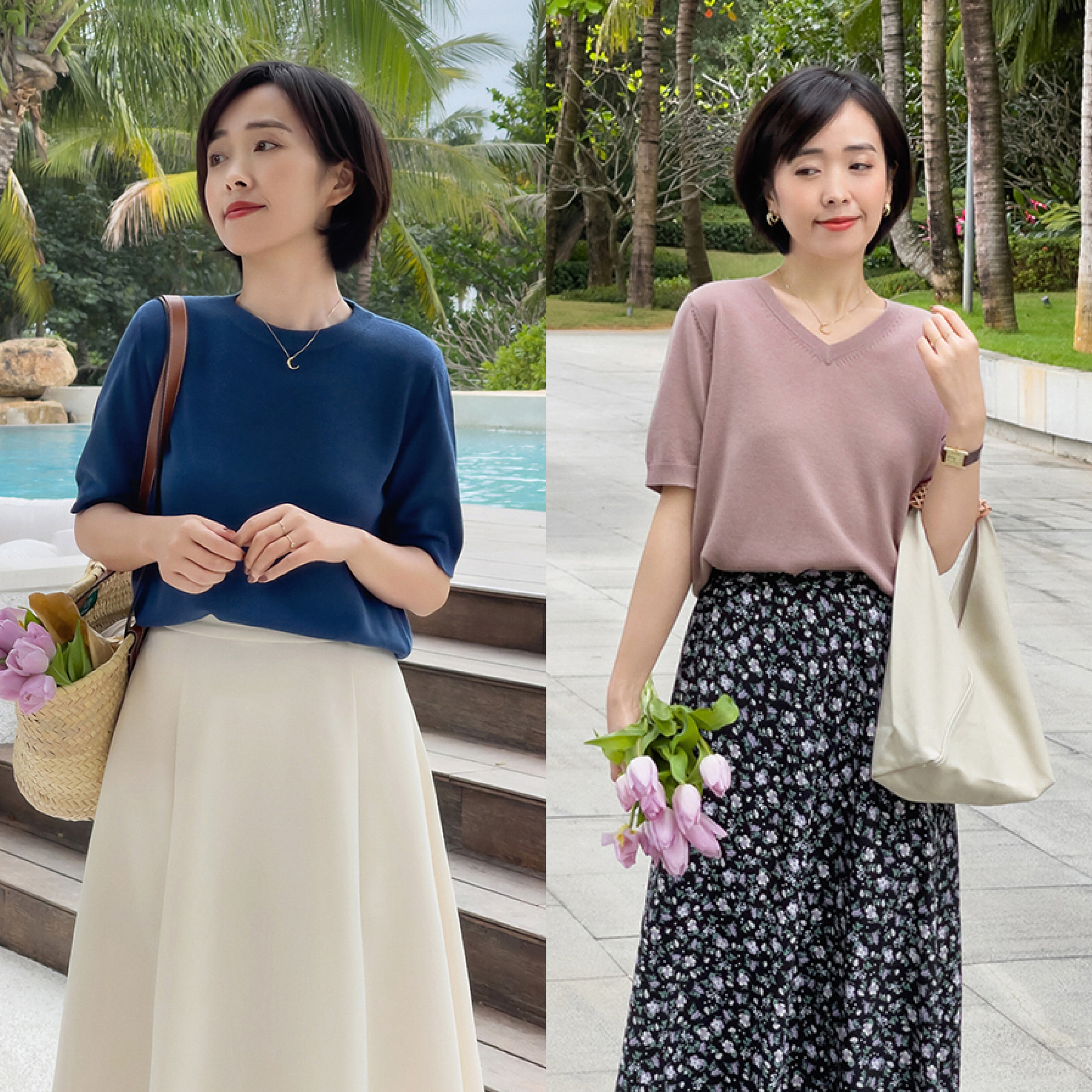 上衣百搭下衣随便穿,上衣纯色显瘦百搭宽松