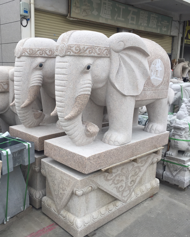 惠安大象石雕哪家好,福建惠安石雕大象厂家