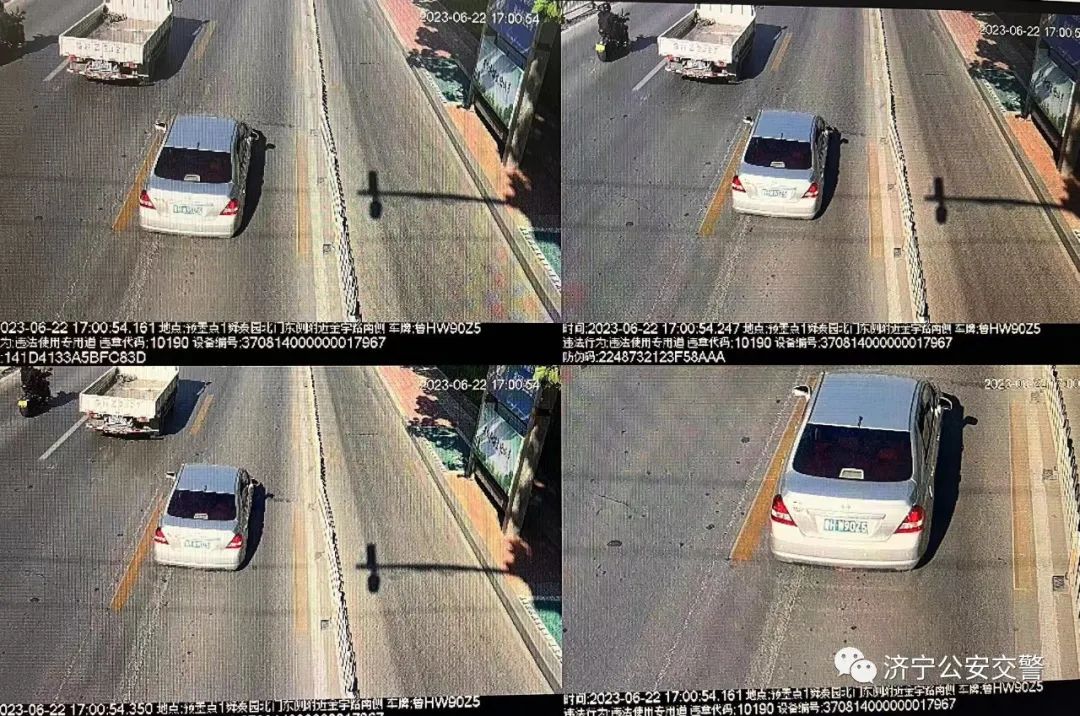 交警严查公交车道占道行为,占用公交专用道的抓拍依据