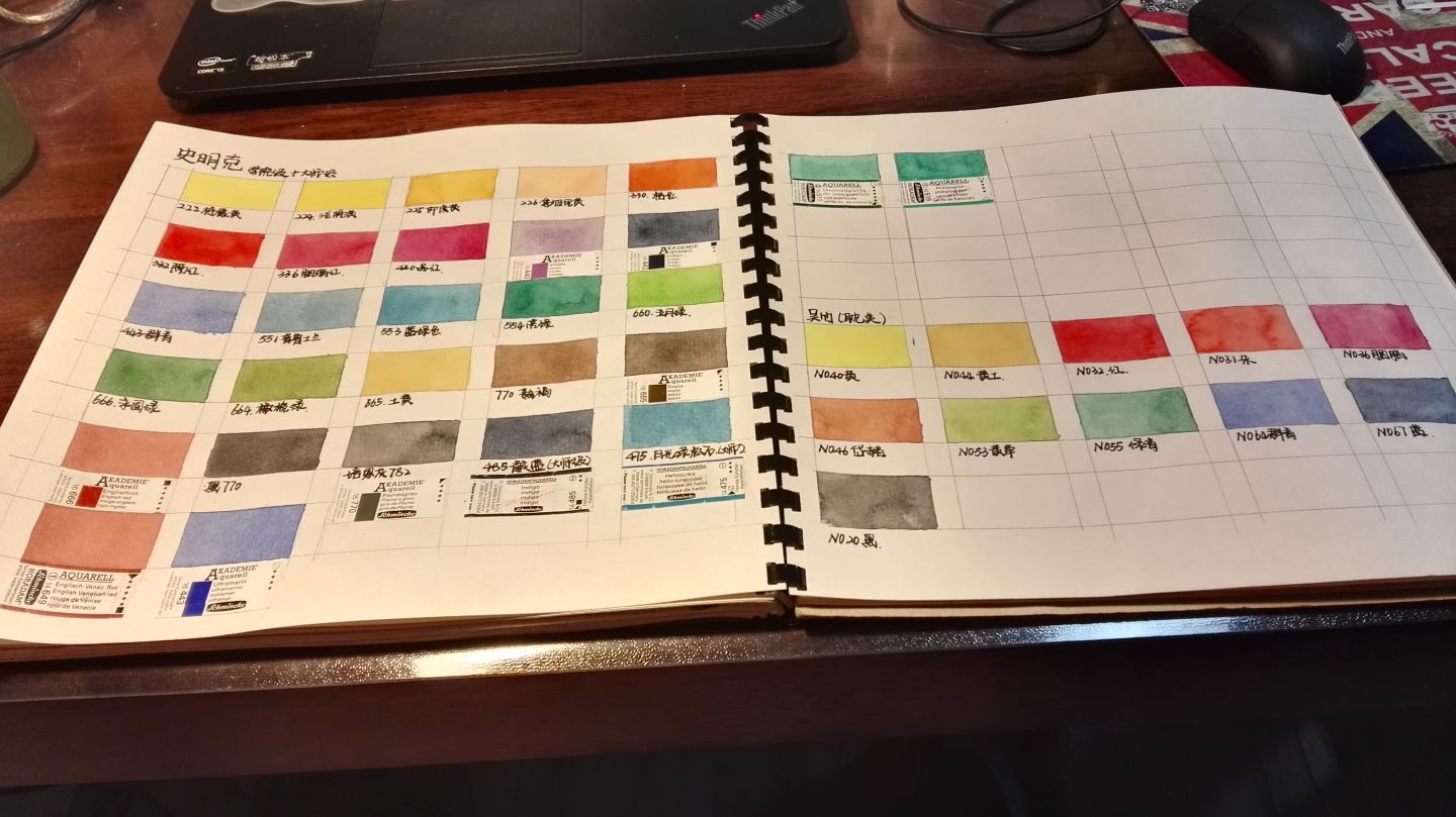 初学者水彩颜料24色水彩工具套装,水彩颜料36色固体水彩套装