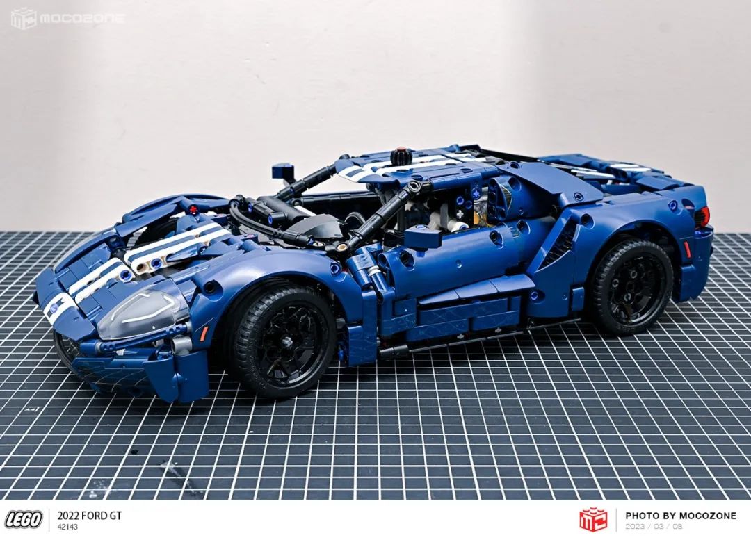 乐高积木福特gt跑车,福特gt2022