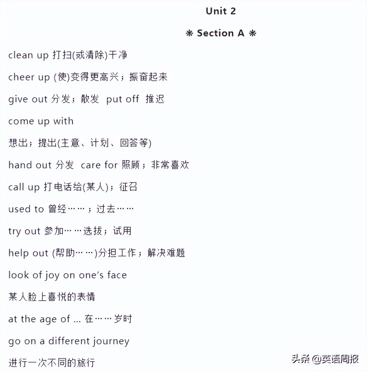 英语固定搭配短语大全初中,初中英语三年级重点单词和语法