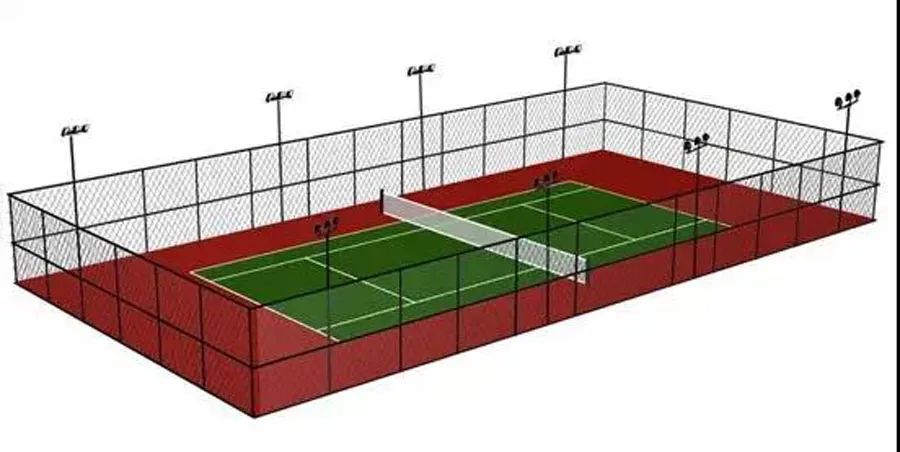 户外球场灯光照明设计方案,景观设计球场设计