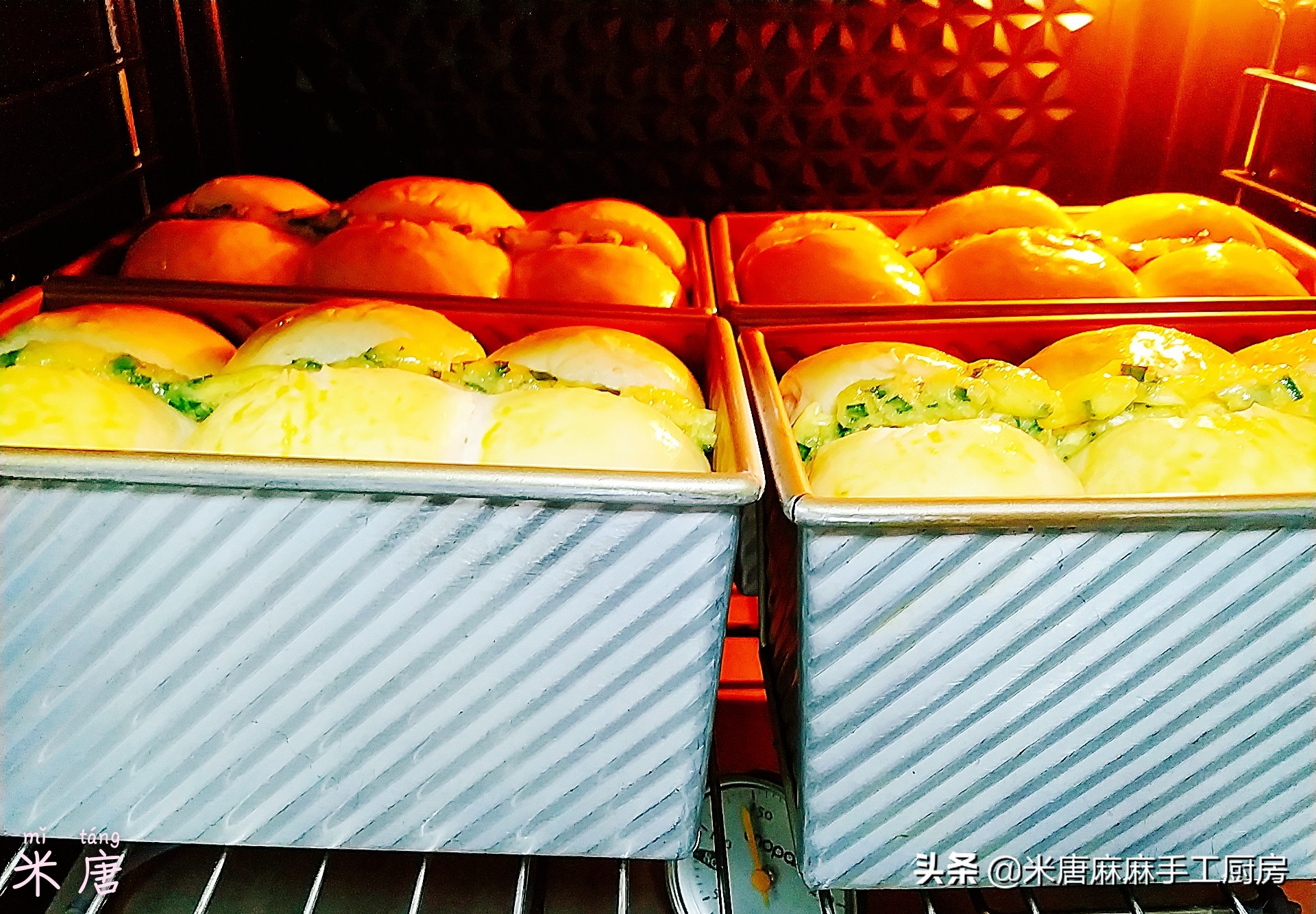 轻松get简单又好吃的蒜香吐司,米唐吐司面团