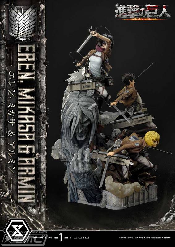 进击的巨人周边手办阿尔敏,进击的巨人艾伦始祖人手办