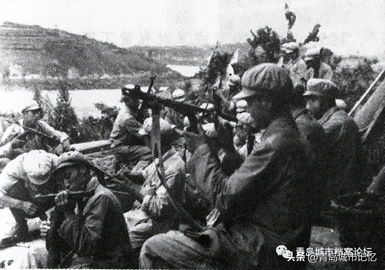 青岛解放75周年图片,青岛解放七三年纪念日