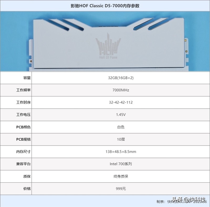 影驰hof内存条选哪个系列,影驰hof内存测评