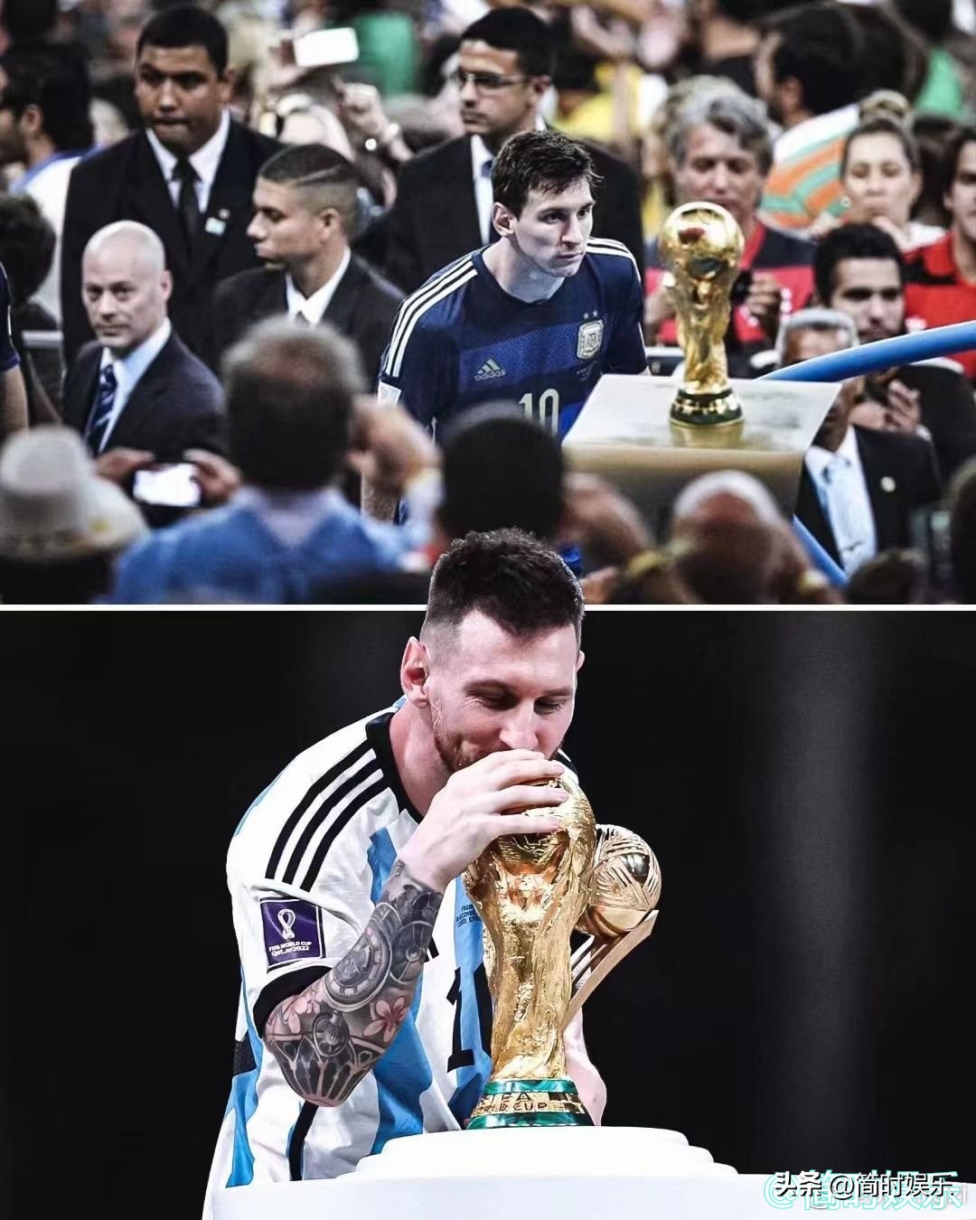 梅西圆梦了！这张图是他逐梦的故事！