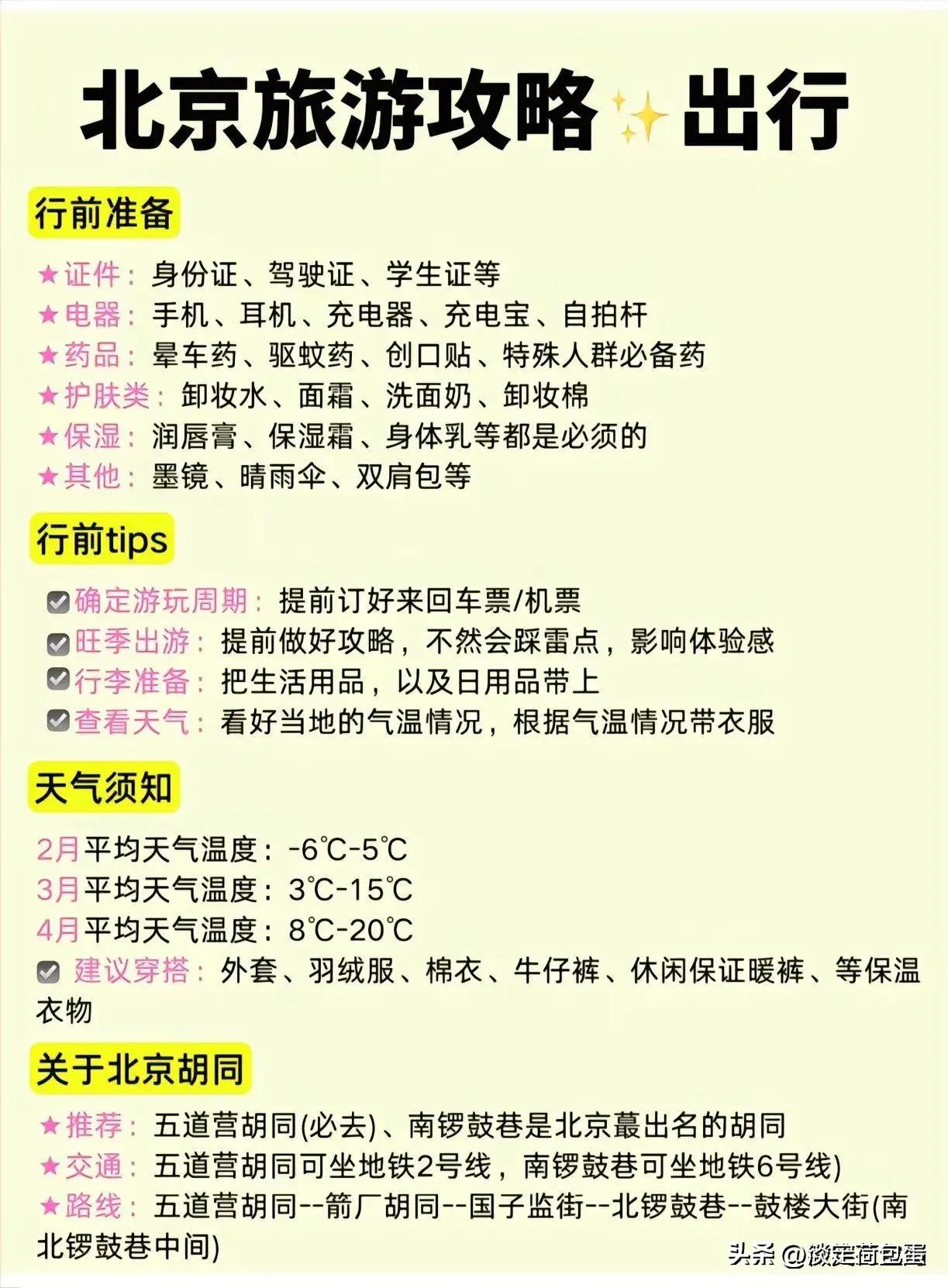 北京旅游必去十大景点推荐最新,去北京旅游必须去的哪几个景点