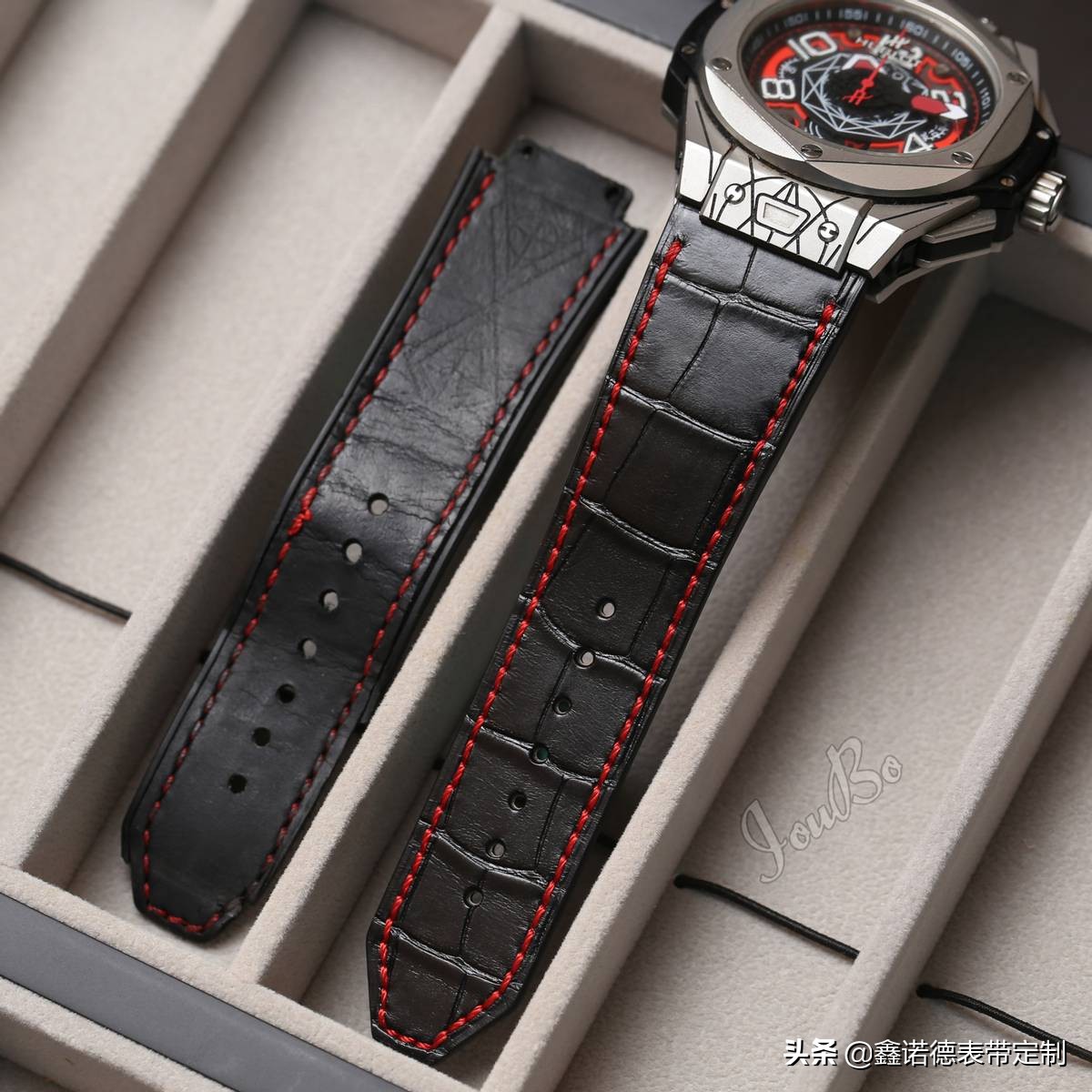 手表牛皮表带与鳄鱼表带哪个好,运动腕表手工鳄鱼皮表带
