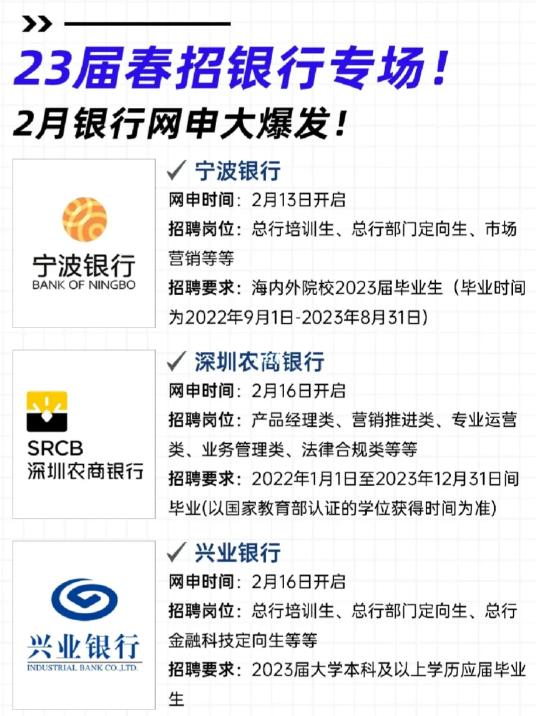 2024银行秋招不限专业吗,银行校园招聘2023专业