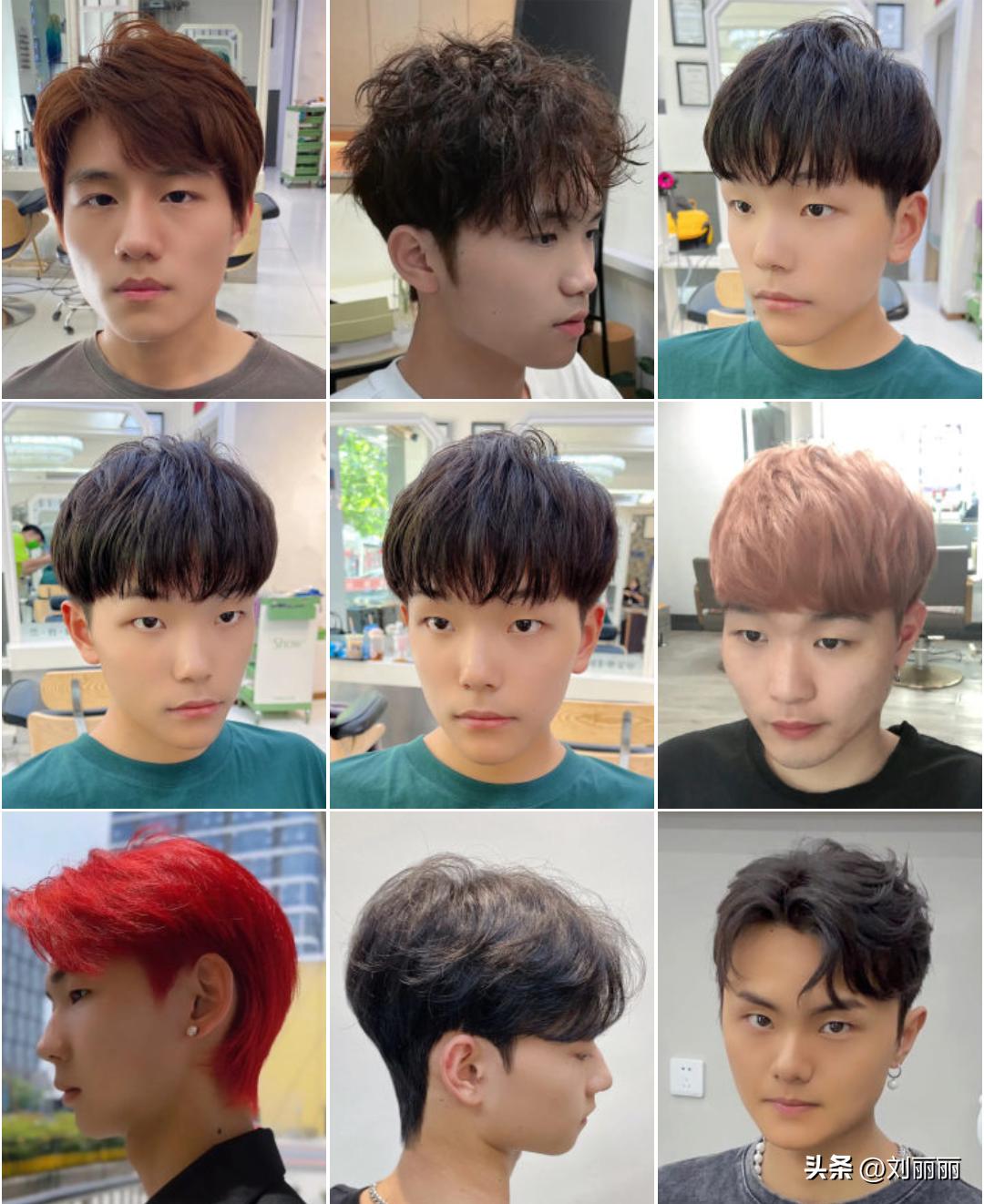 2020年男士中分发型最火发型,男士发型2021流行发型圆脸方脸