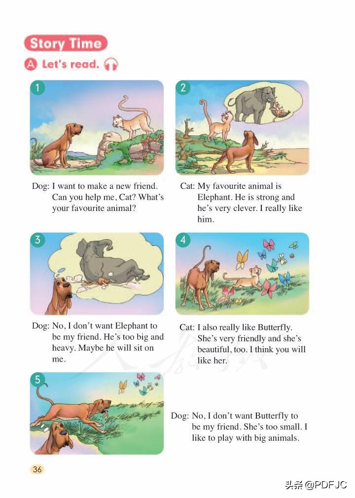 统编人教部编版小学英语5年级上册学期电子版教材课本分享