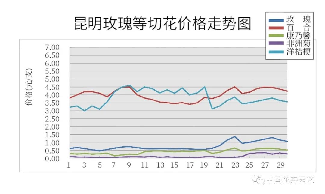 4月KIFA上海广州沈阳成都郑州昆明台北日本切花市场|行情