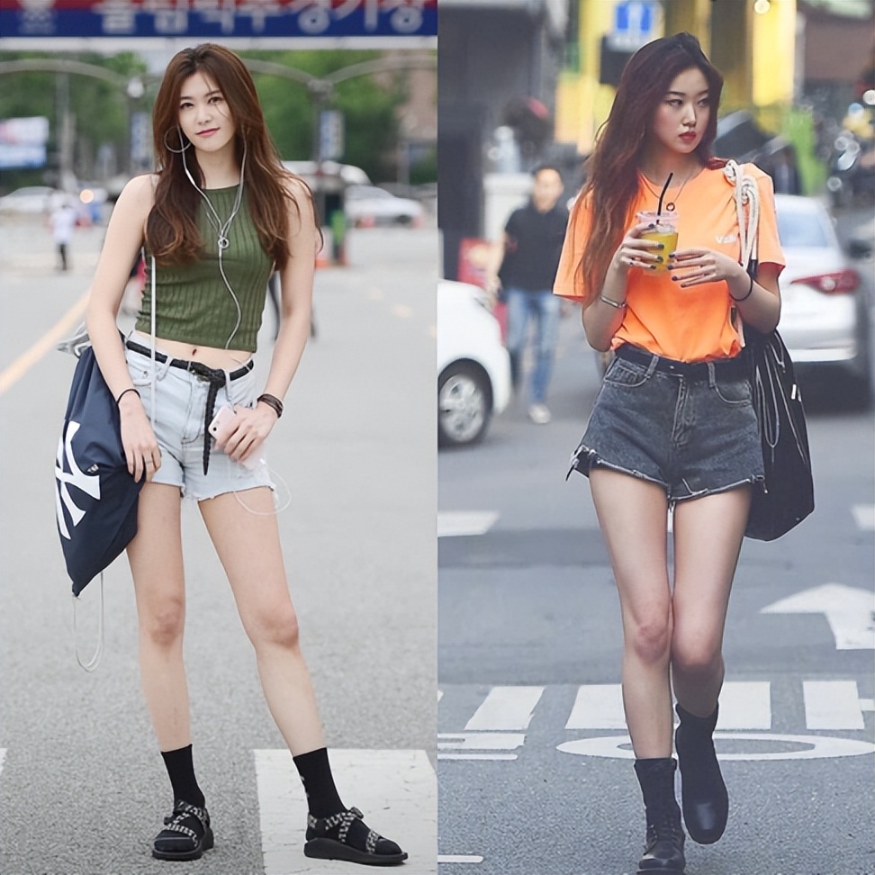 韩国超级好看的小姐姐换装视频,韩国超会穿的小姐姐