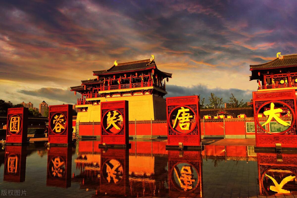 大唐芙蓉园塔图片,大唐芙蓉园古建筑图片