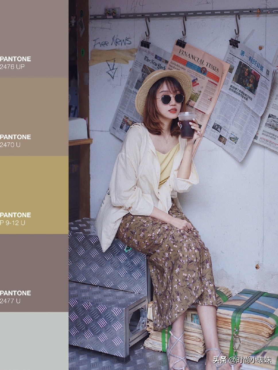 惊艳别致的碎花半身裙单品,文艺碎花半身裙