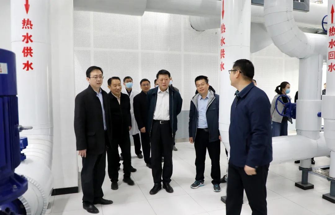 赵家军院长调研指导病房综合楼建设项目(一期)建设工作