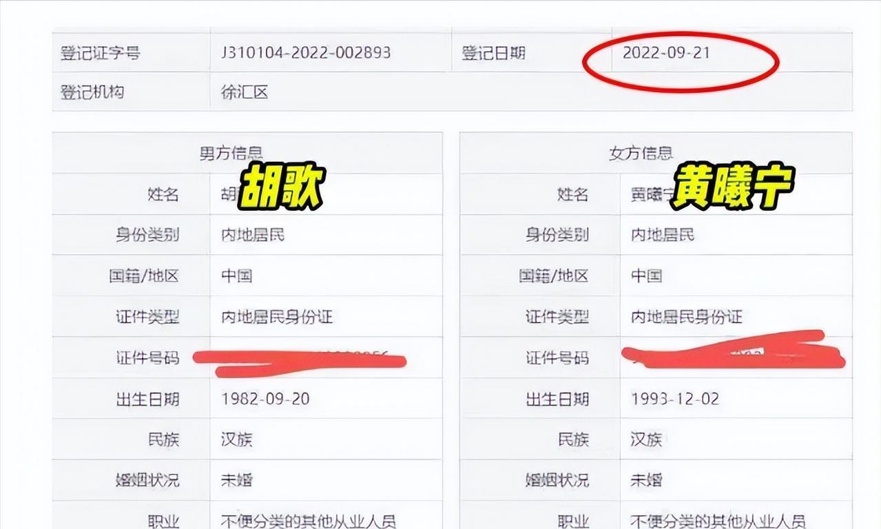 胡歌老婆黄曦宁的资料,胡歌老婆黄曦宁差几岁