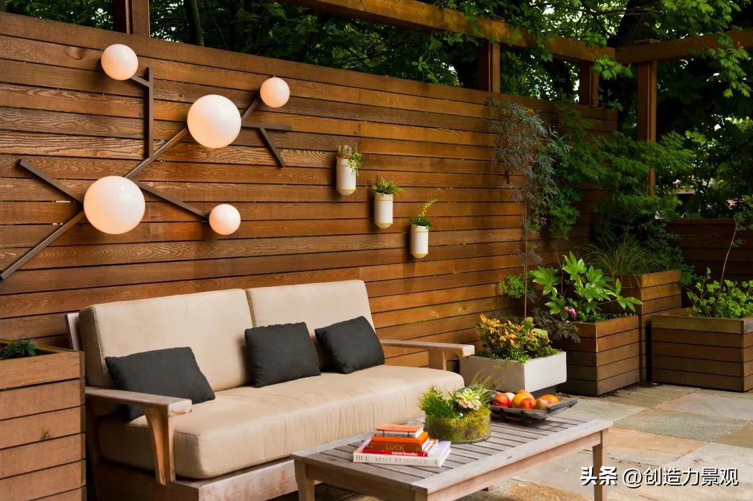 花箱小庭院景观设计,庭院花箱设计款式大全