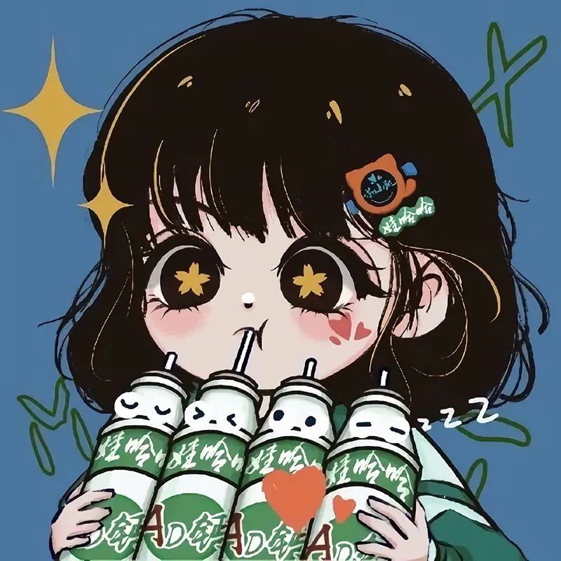 甜酷风情侣头像,超甜情侣头像漫画