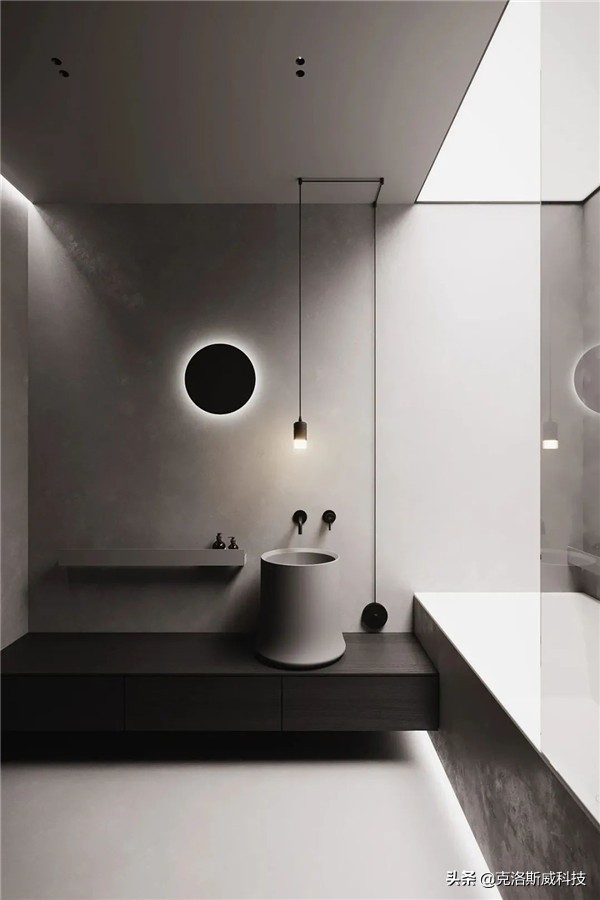 极简风格小空间设计,空间设计朦胧光线下的极简空间