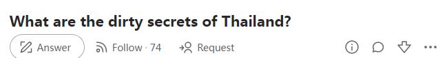美版知乎最新国外网友评论,泰国有哪些不为人知的秘密