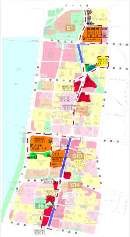 长沙观沙岭片区地块,长沙十大地块排名表