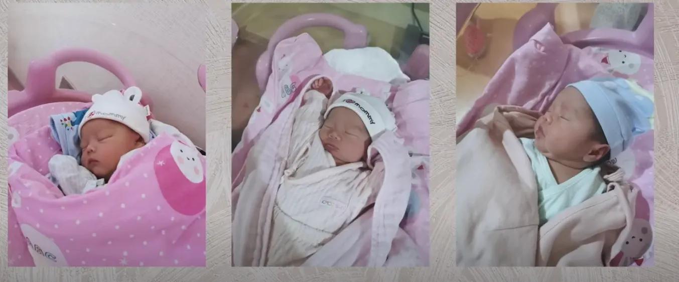 女模特10万元养三胞胎,30岁女模特生下三胞胎