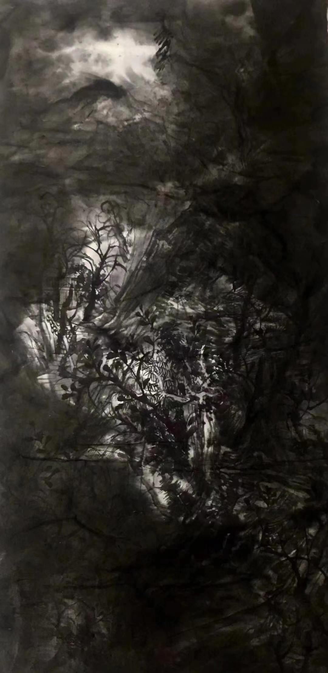 刘鸣水墨画欣赏,当代名家水墨人物画作品欣赏