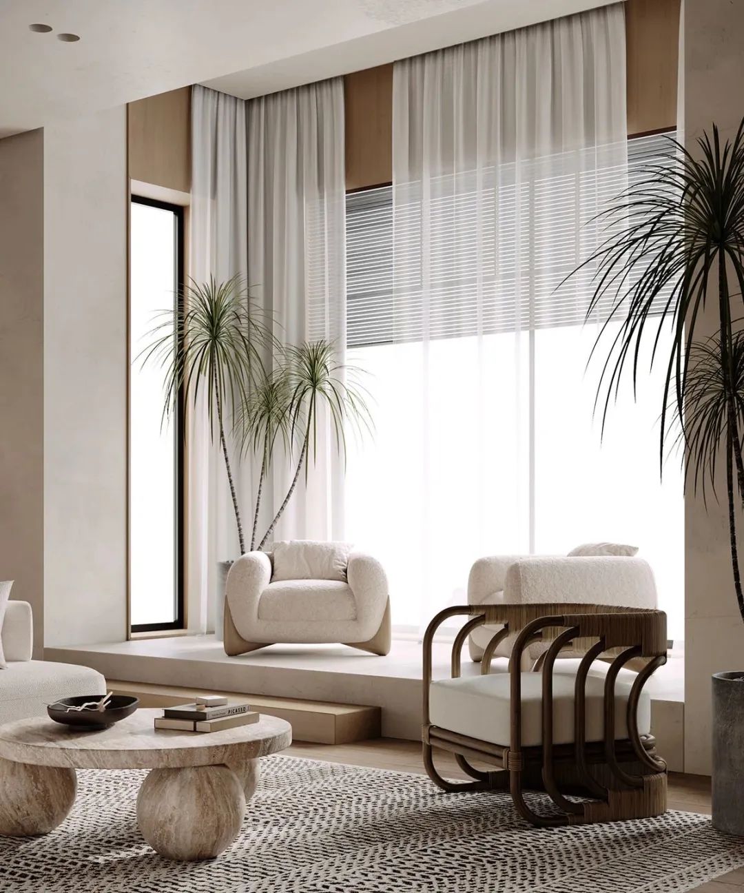 奶茶味浪漫宅!2个案子成功解开米色内饰的标杆设计!