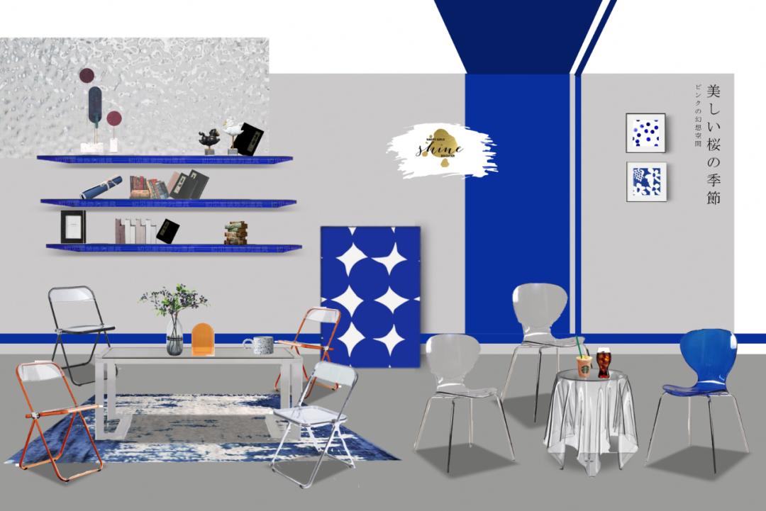 克莱因蓝背景图高级感,克莱因蓝设计