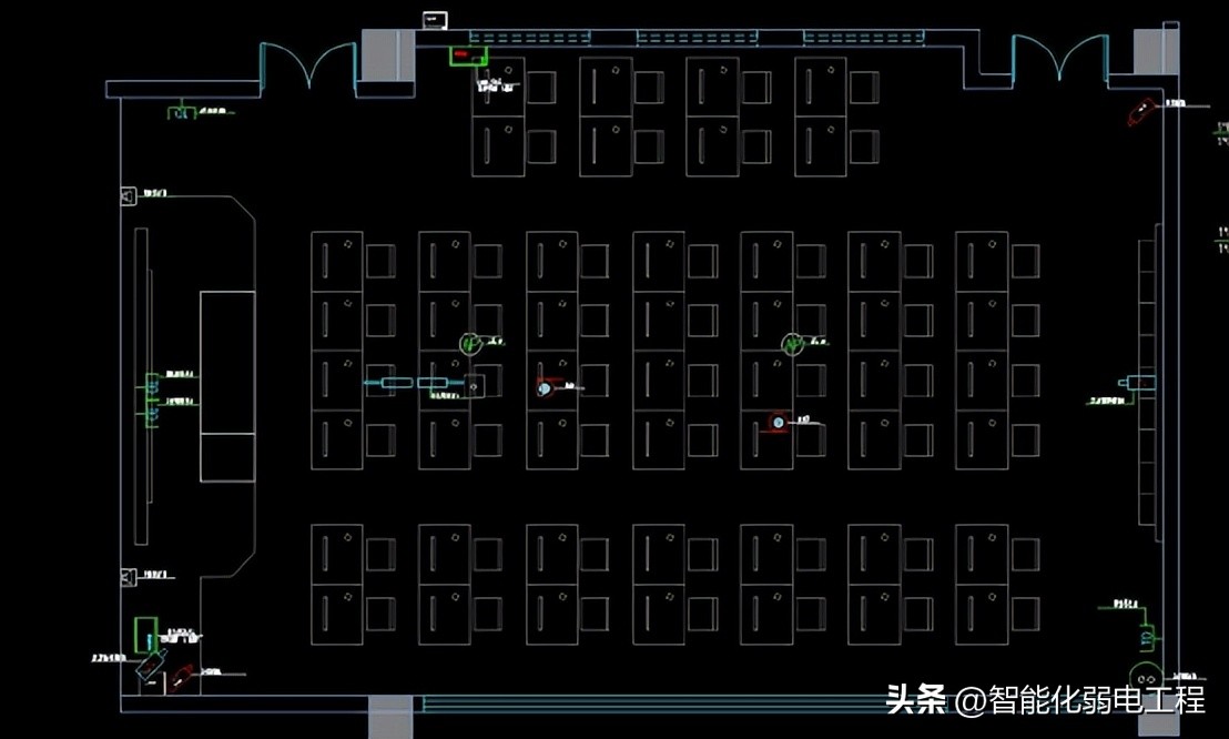 教室平面图cad高清图,智慧教室布置效果图