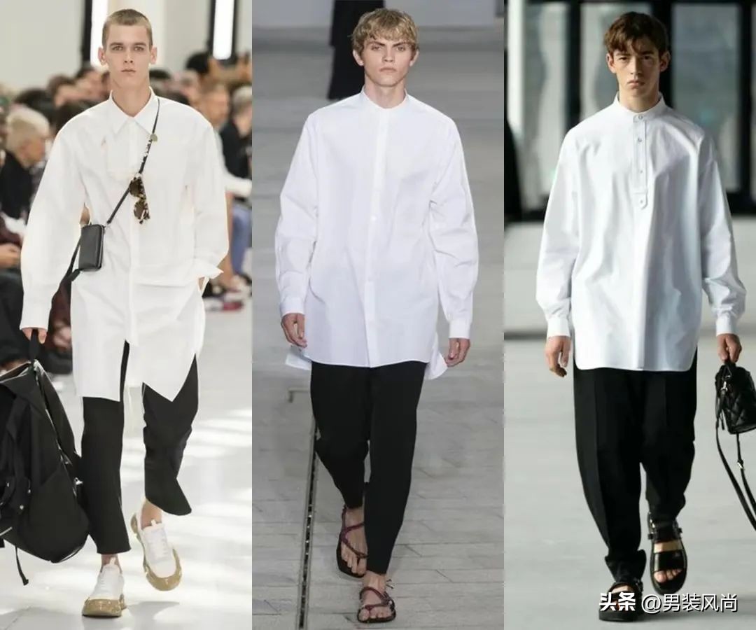男士衬衫黑色搭配什么颜色裤子,白色衬衫搭配什么颜色裤子好看男