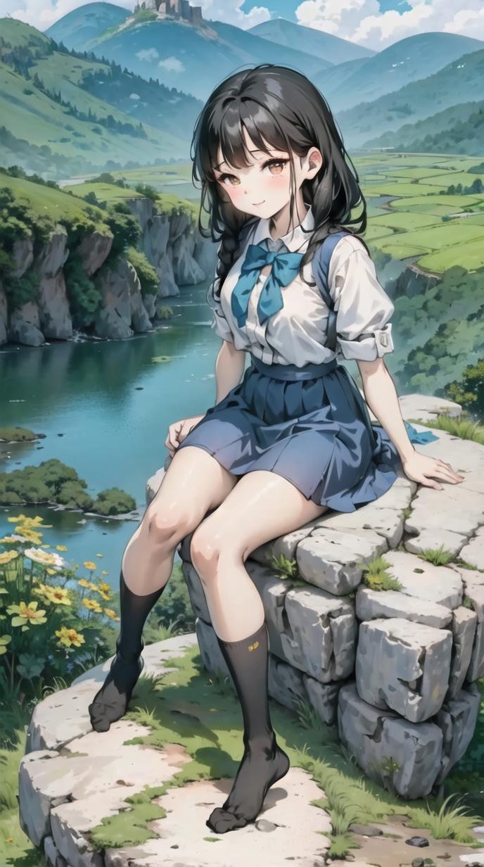 二次ai元少女壁纸,超清ai二次元壁纸