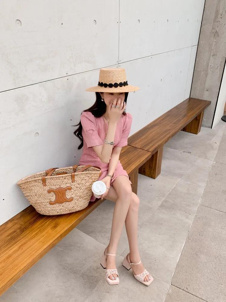 简单女士高跟凉鞋怎么搭配,10岁女孩高跟夏天凉鞋