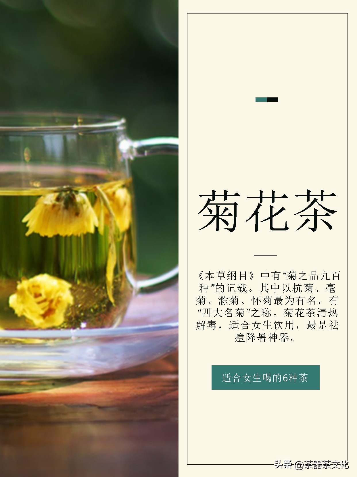 适合女生长期喝的四种茶,适合女生一年四季喝的茶