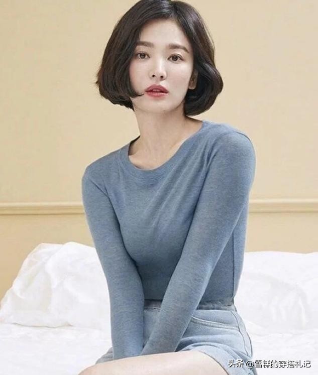 黑长直今年流行短发个个减龄气质,减龄黑长直短发