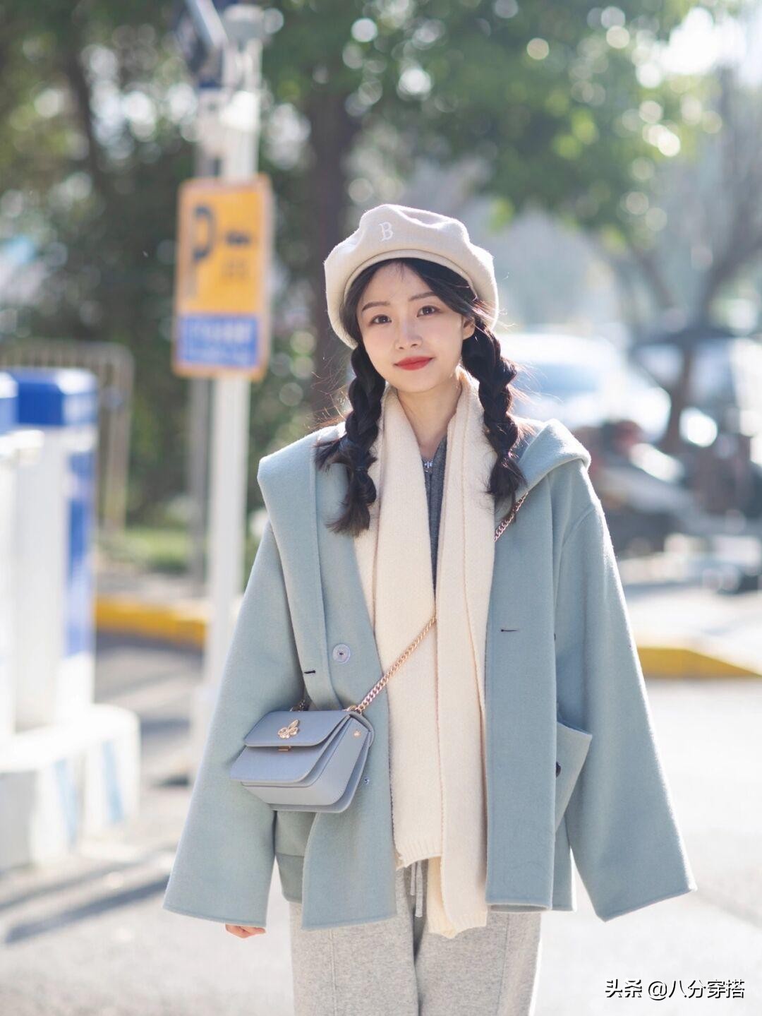 冬天不知道怎么穿衣服好看,几款毛呢外套穿着保暖彰显女人味