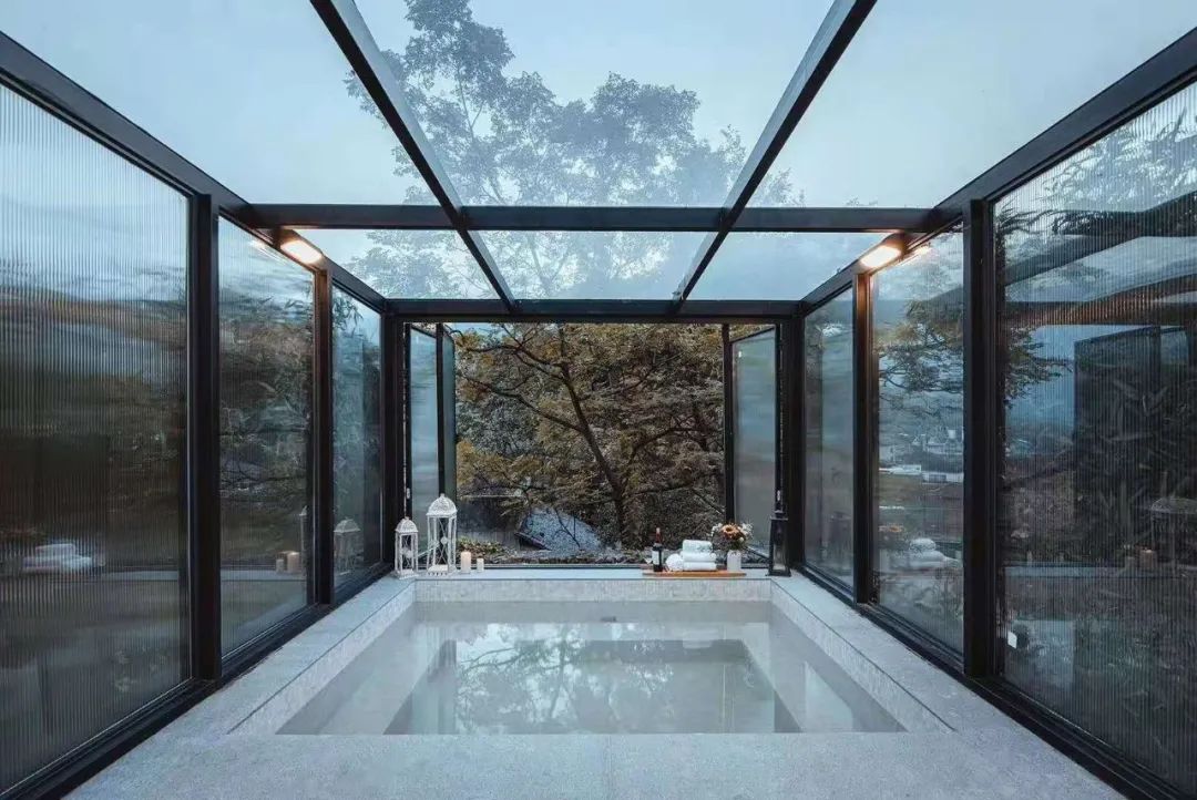 莫干山民宿泡温泉,莫干山温泉雪景民宿